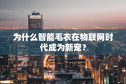 为什么智能毛衣在物联网时代成为新宠？