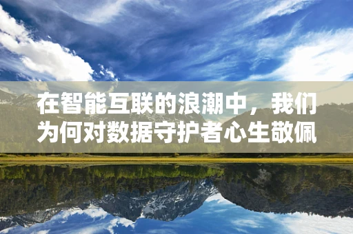 在智能互联的浪潮中，我们为何对数据守护者心生敬佩？