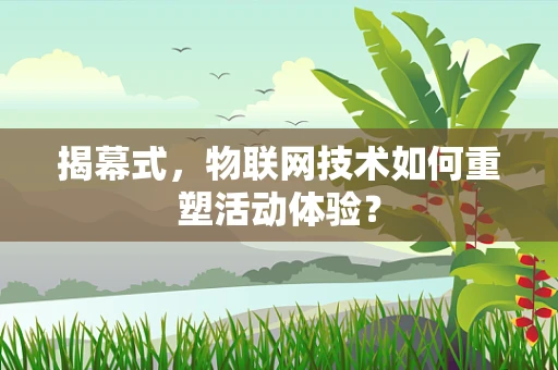揭幕式，物联网技术如何重塑活动体验？