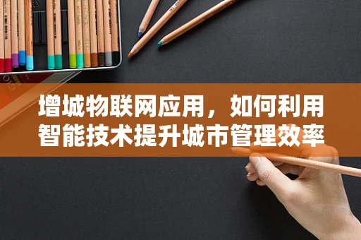 增城物联网应用，如何利用智能技术提升城市管理效率？