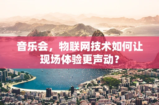 音乐会，物联网技术如何让现场体验更声动？
