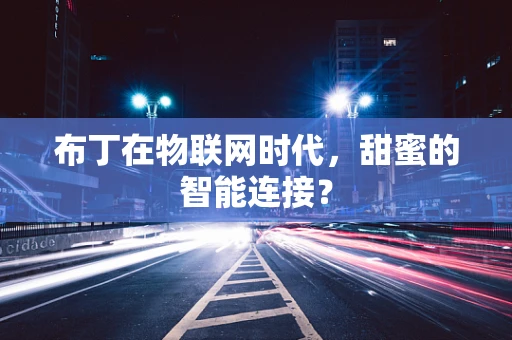 布丁在物联网时代，甜蜜的智能连接？