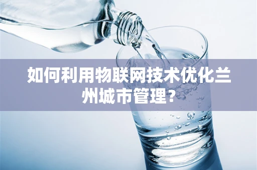 如何利用物联网技术优化兰州城市管理？