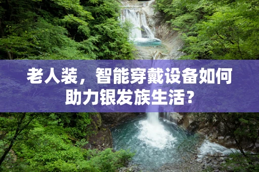 老人装，智能穿戴设备如何助力银发族生活？