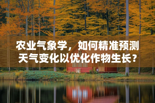 农业气象学，如何精准预测天气变化以优化作物生长？