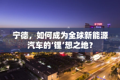 宁德，如何成为全球新能源汽车的‘锂’想之地？