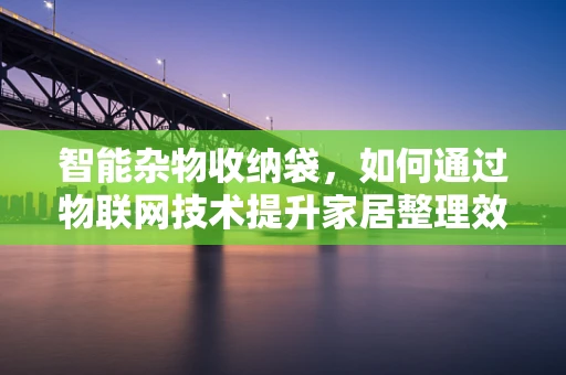 智能杂物收纳袋，如何通过物联网技术提升家居整理效率？