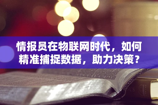 情报员在物联网时代，如何精准捕捉数据，助力决策？