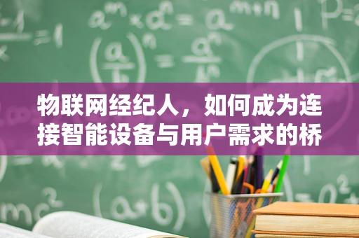 物联网经纪人，如何成为连接智能设备与用户需求的桥梁？
