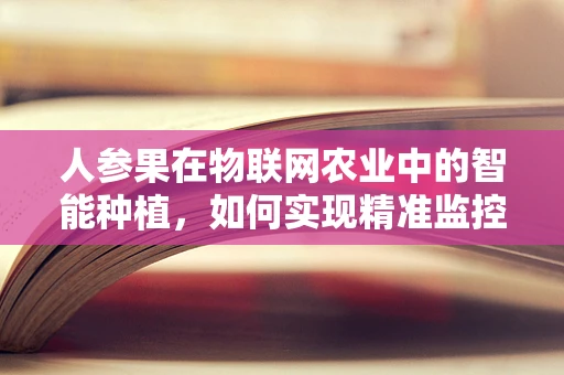 人参果在物联网农业中的智能种植，如何实现精准监控与高效管理？