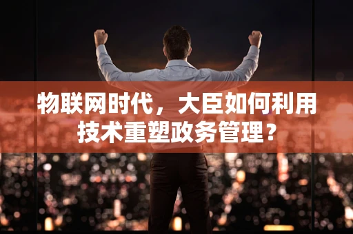 物联网时代，大臣如何利用技术重塑政务管理？