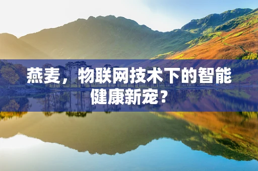 燕麦，物联网技术下的智能健康新宠？
