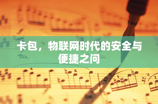卡包，物联网时代的安全与便捷之问