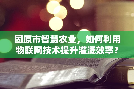 固原市智慧农业，如何利用物联网技术提升灌溉效率？