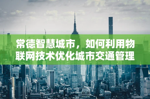 常德智慧城市，如何利用物联网技术优化城市交通管理？
