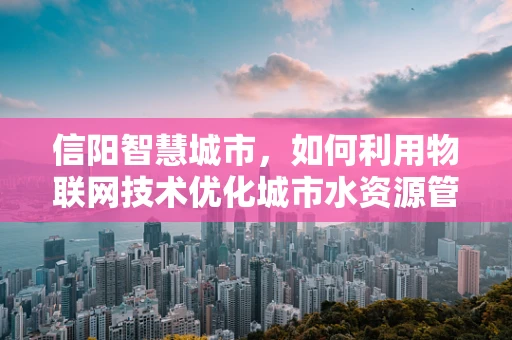 信阳智慧城市，如何利用物联网技术优化城市水资源管理？