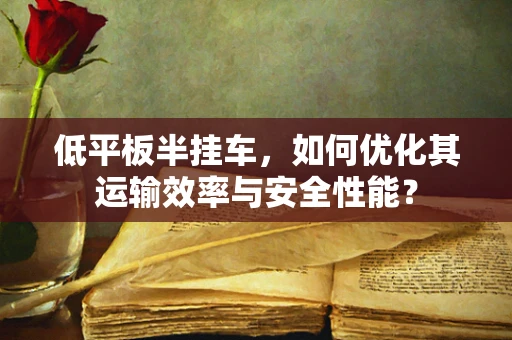 低平板半挂车，如何优化其运输效率与安全性能？
