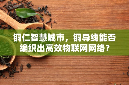 铜仁智慧城市，铜导线能否编织出高效物联网网络？