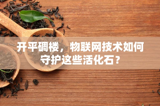 开平碉楼，物联网技术如何守护这些活化石？