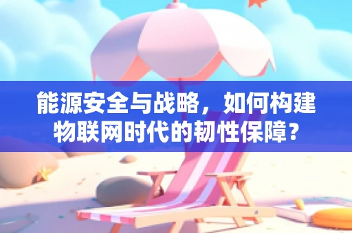 能源安全与战略，如何构建物联网时代的韧性保障？