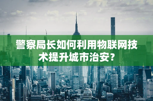 警察局长如何利用物联网技术提升城市治安？