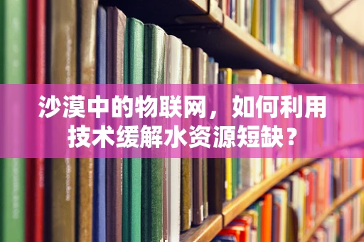 沙漠中的物联网，如何利用技术缓解水资源短缺？