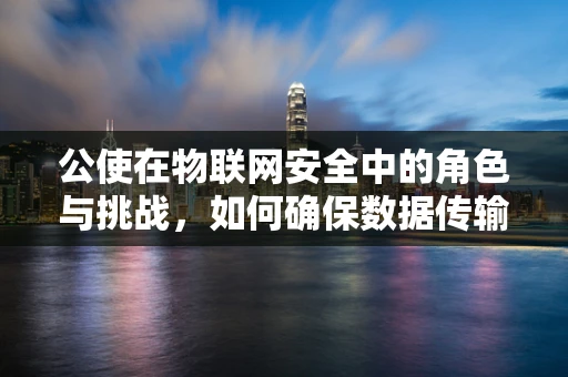 公使在物联网安全中的角色与挑战，如何确保数据传输的公信力？