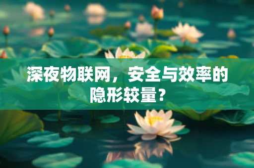 深夜物联网，安全与效率的隐形较量？