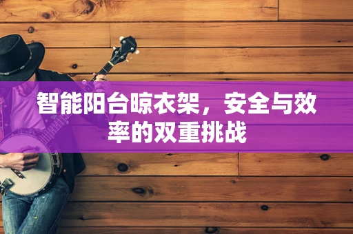 智能阳台晾衣架，安全与效率的双重挑战