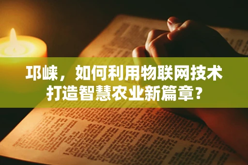 邛崃，如何利用物联网技术打造智慧农业新篇章？