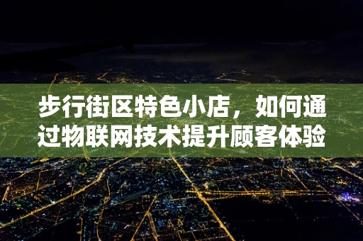 步行街区特色小店，如何通过物联网技术提升顾客体验？