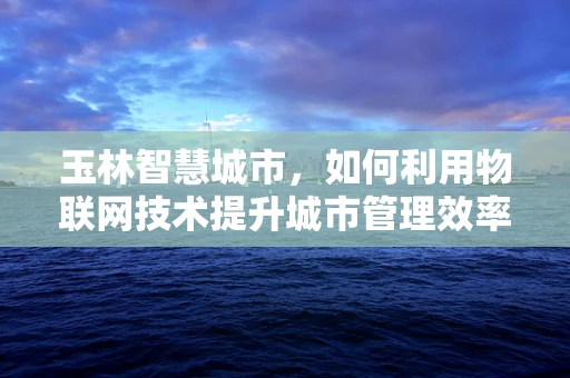 玉林智慧城市，如何利用物联网技术提升城市管理效率？