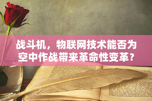 战斗机，物联网技术能否为空中作战带来革命性变革？