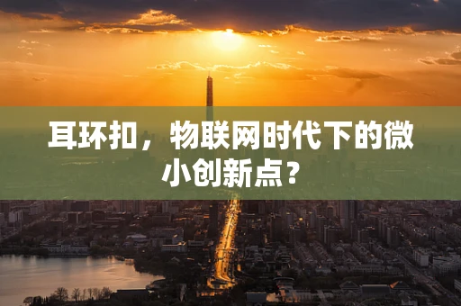 耳环扣，物联网时代下的微小创新点？