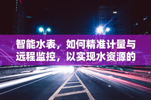 智能水表，如何精准计量与远程监控，以实现水资源的高效管理？