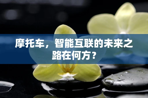 摩托车，智能互联的未来之路在何方？