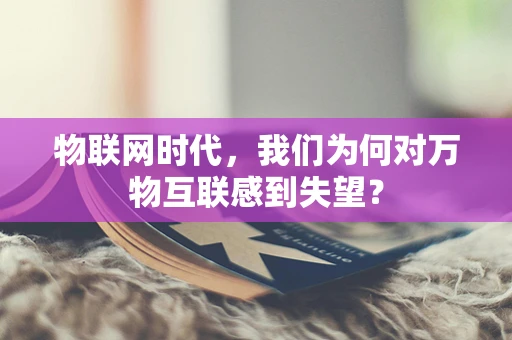 物联网时代，我们为何对万物互联感到失望？