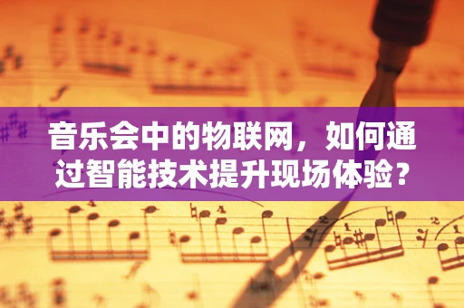 音乐会中的物联网，如何通过智能技术提升现场体验？