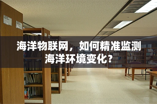 海洋物联网，如何精准监测海洋环境变化？