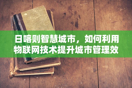 日喀则智慧城市，如何利用物联网技术提升城市管理效率？