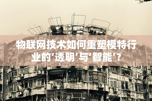 物联网技术如何重塑模特行业的‘透明’与‘智能’？
