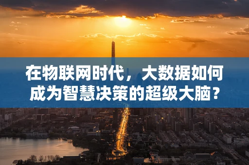 在物联网时代，大数据如何成为智慧决策的超级大脑？
