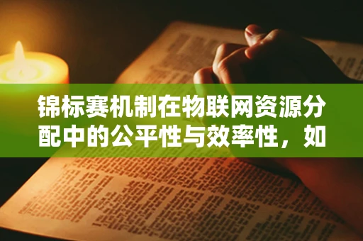 锦标赛机制在物联网资源分配中的公平性与效率性，如何平衡？