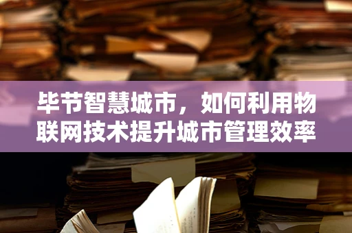 毕节智慧城市，如何利用物联网技术提升城市管理效率？