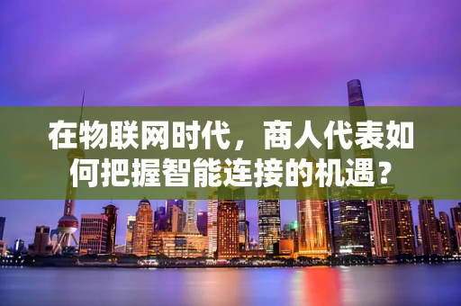 在物联网时代，商人代表如何把握智能连接的机遇？