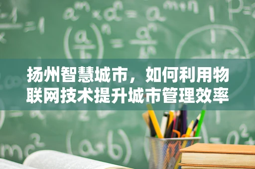 扬州智慧城市，如何利用物联网技术提升城市管理效率？