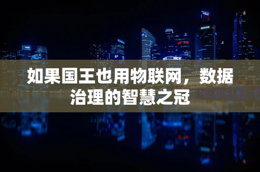 如果国王也用物联网，数据治理的智慧之冠