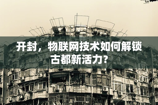 开封，物联网技术如何解锁古都新活力？