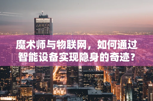 魔术师与物联网，如何通过智能设备实现隐身的奇迹？