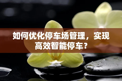 如何优化停车场管理，实现高效智能停车？